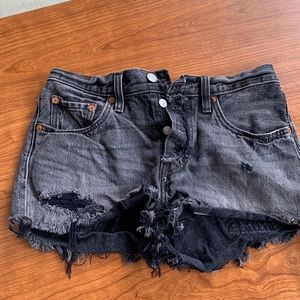 Womens Levi Jean shorts